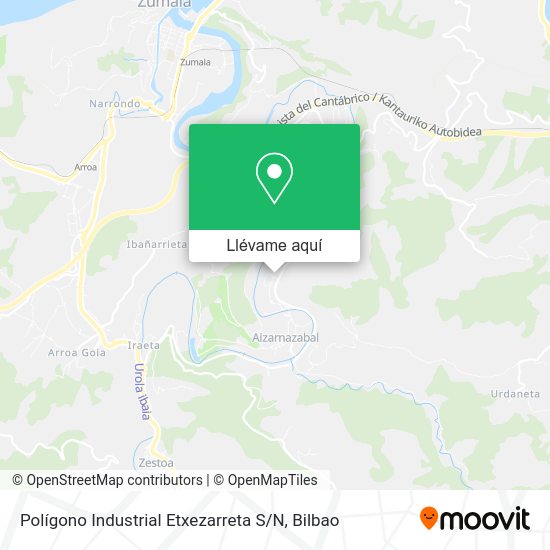 Mapa Polígono Industrial Etxezarreta S / N