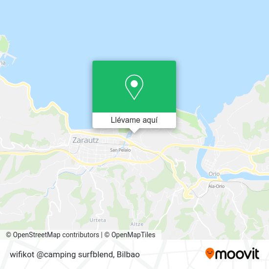 Mapa wifikot @camping surfblend