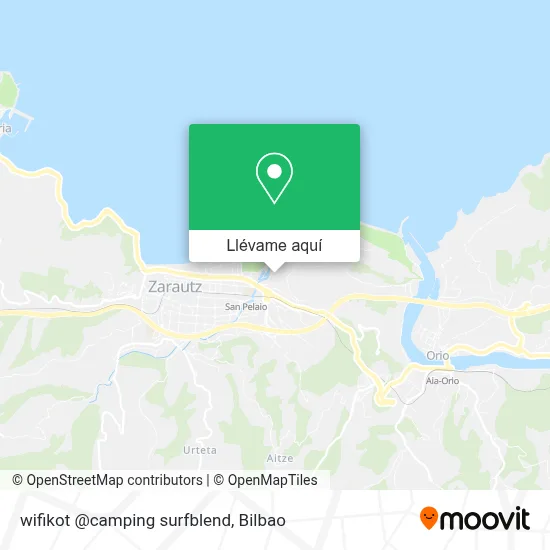 Mapa wifikot @camping surfblend