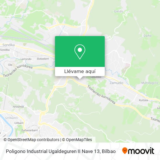 Mapa Poligono Industrial Ugaldeguren II Nave 13