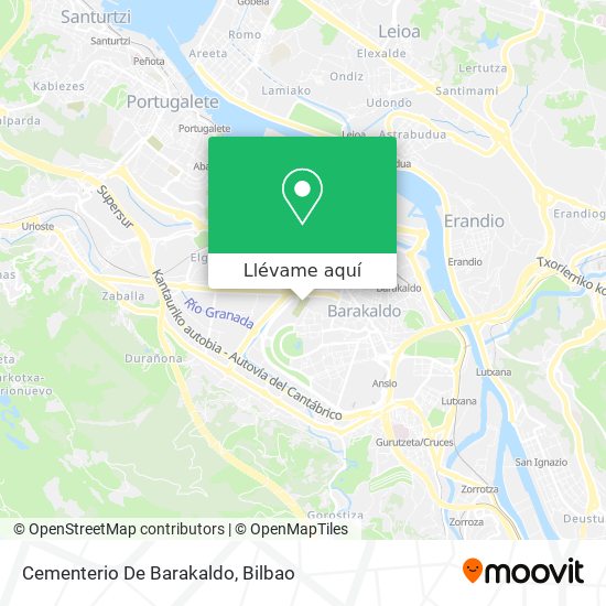 Mapa Cementerio De Barakaldo