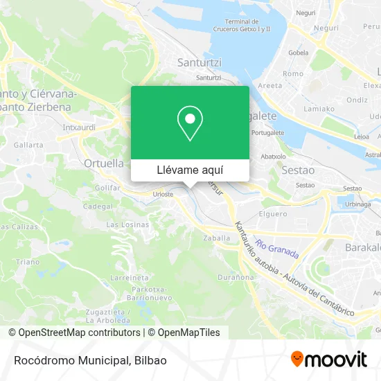 Mapa Rocódromo Municipal