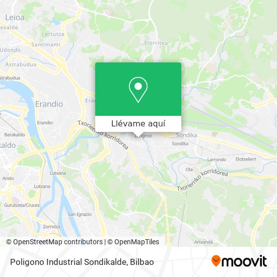 Mapa Poligono Industrial Sondikalde