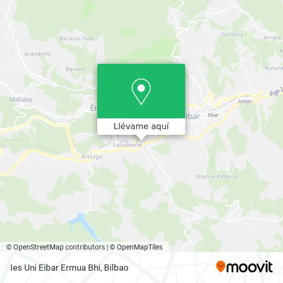 Mapa Ies Uni Eibar Ermua Bhi