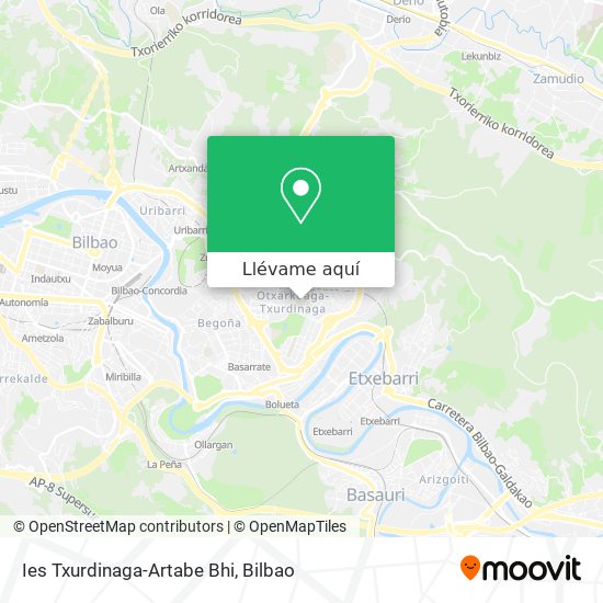Mapa Ies Txurdinaga-Artabe Bhi