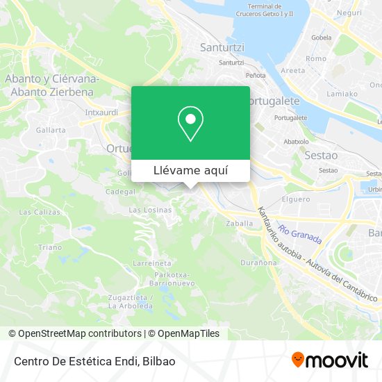 Mapa Centro De Estética Endi