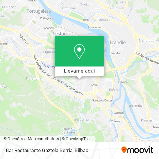 Mapa Bar Restaurante Gaztela Berria