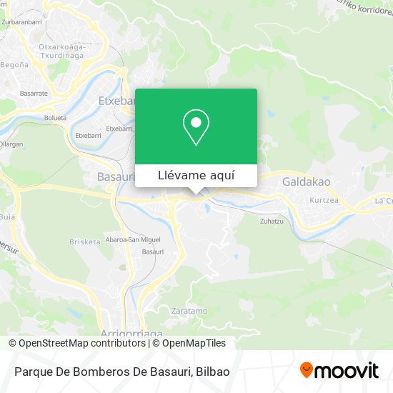 Mapa Parque De Bomberos De Basauri