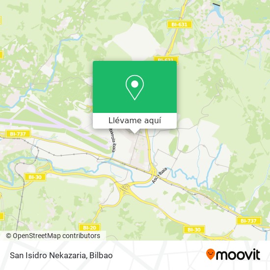 Mapa San Isidro Nekazaria