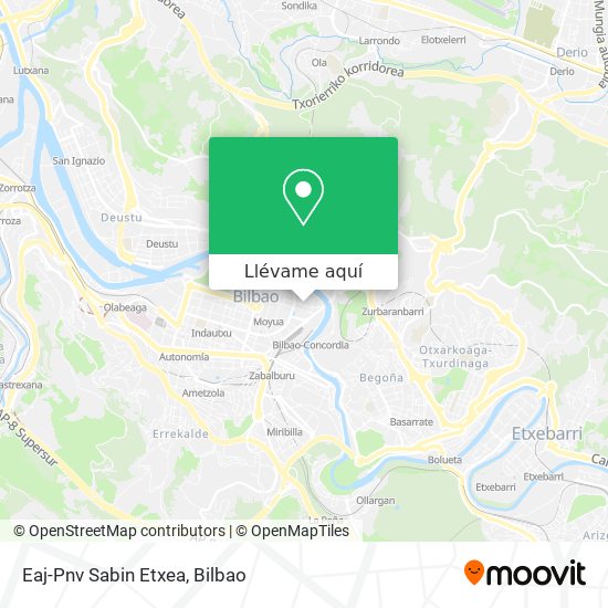 Mapa Eaj-Pnv Sabin Etxea
