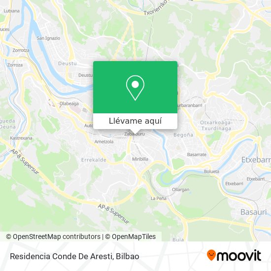Mapa Residencia Conde De Aresti