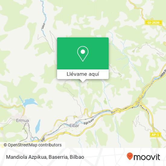 Mapa Mandiola Azpikua, Baserria