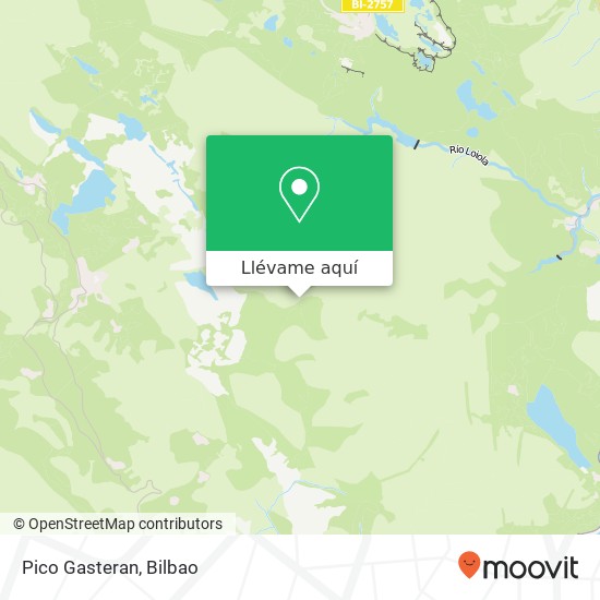 Mapa Pico Gasteran