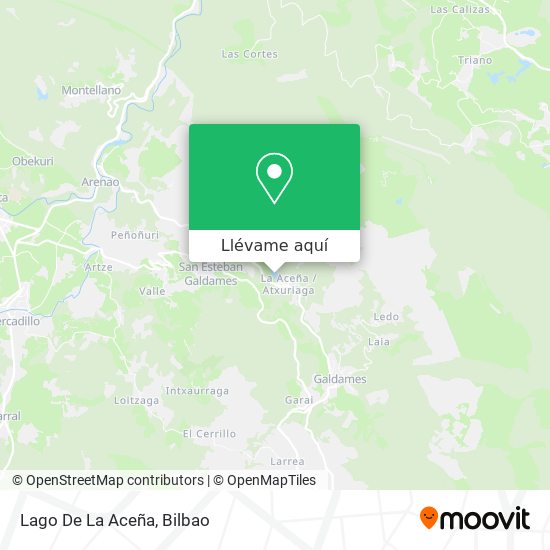 Mapa Lago De La Aceña