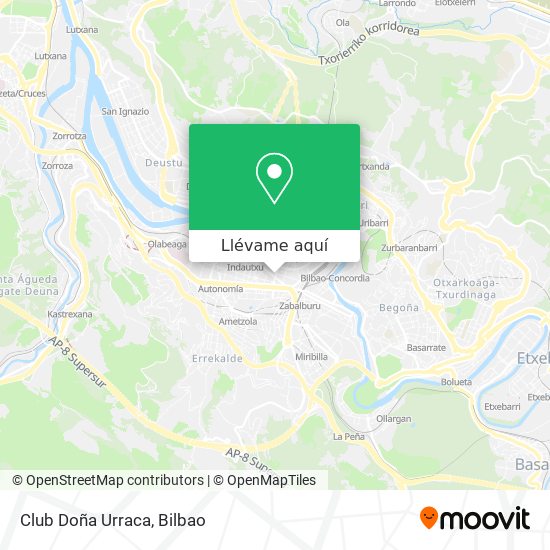 Mapa Club Doña Urraca