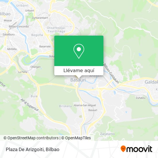 Mapa Plaza De Arizgoiti