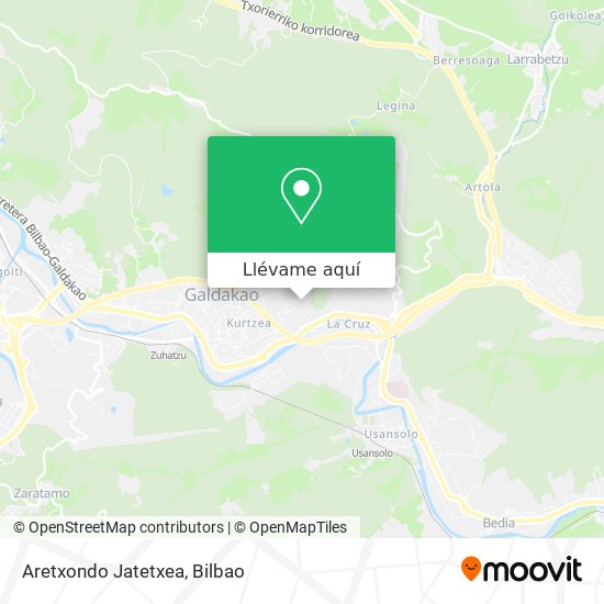 Mapa Aretxondo Jatetxea