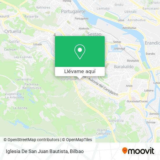 Mapa Iglesia De San Juan Bautista