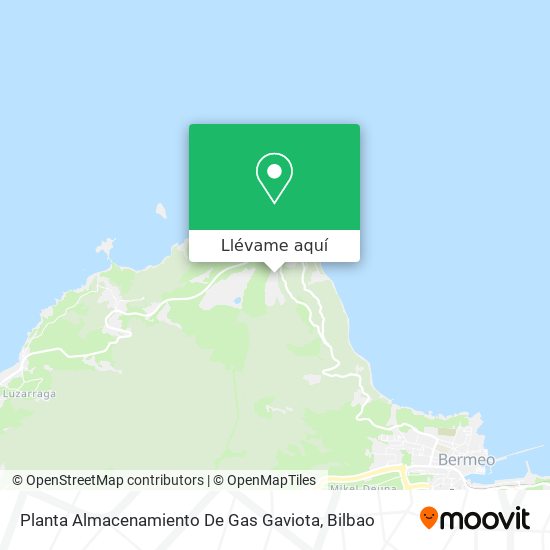 Mapa Planta Almacenamiento De Gas Gaviota
