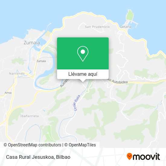 Mapa Casa Rural Jesuskoa