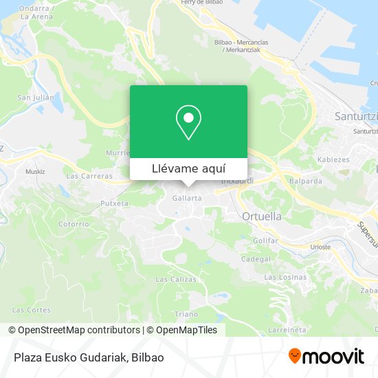 Mapa Plaza Eusko Gudariak
