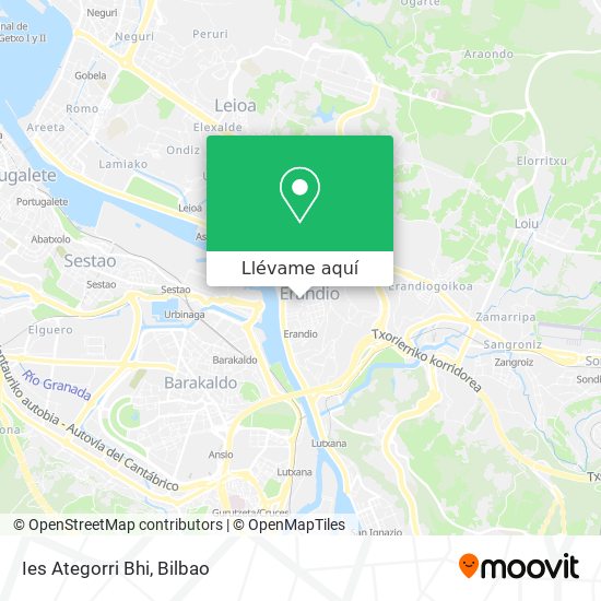 Mapa Ies Ategorri Bhi