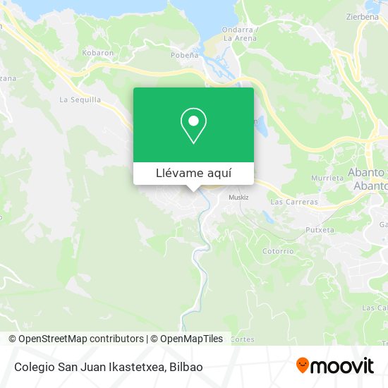 Mapa Colegio San Juan Ikastetxea