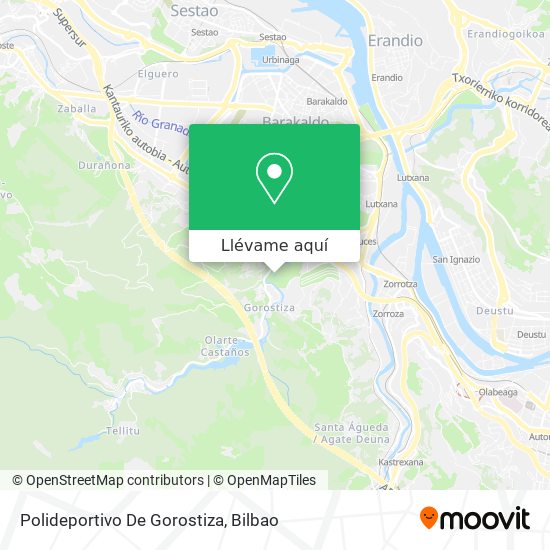 Mapa Polideportivo De Gorostiza