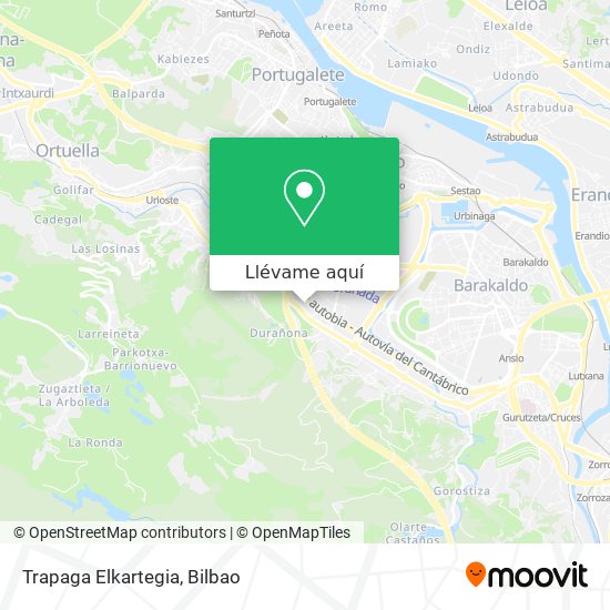 Mapa Trapaga Elkartegia