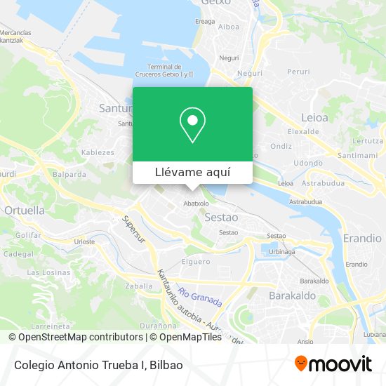 Mapa Colegio Antonio Trueba I