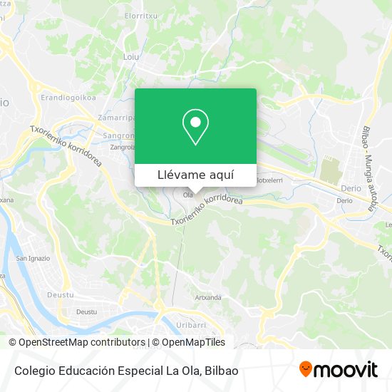 Mapa Colegio Educación Especial La Ola