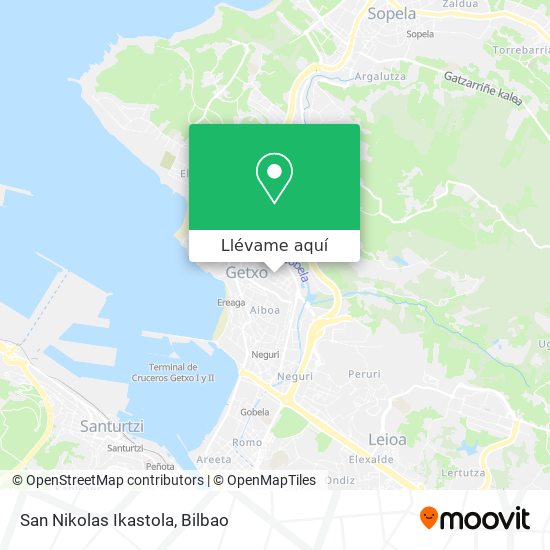 Mapa San Nikolas Ikastola