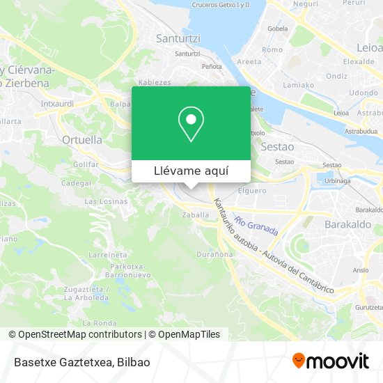 Mapa Basetxe Gaztetxea