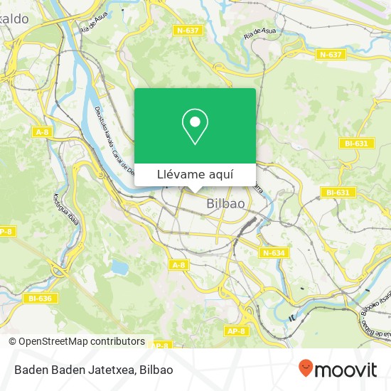 Mapa Baden Baden Jatetxea