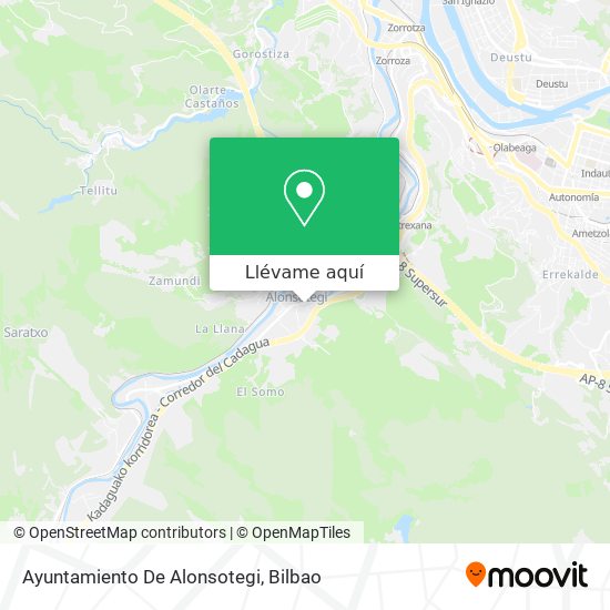 Mapa Ayuntamiento De Alonsotegi
