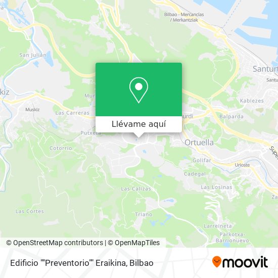 Mapa Edificio ""Preventorio"" Eraikina