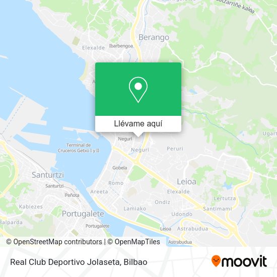 Mapa Real Club Deportivo Jolaseta