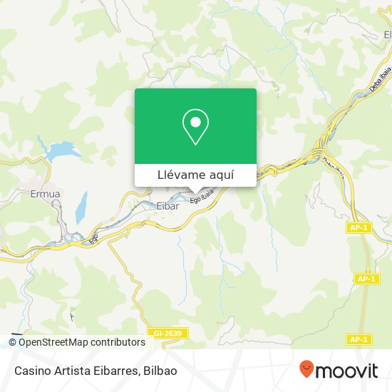 Mapa Casino Artista Eibarres