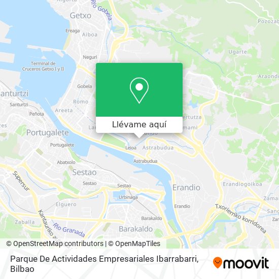 Mapa Parque De Actividades Empresariales Ibarrabarri