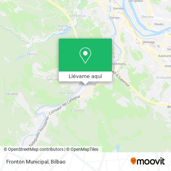 Mapa Frontón Municipal
