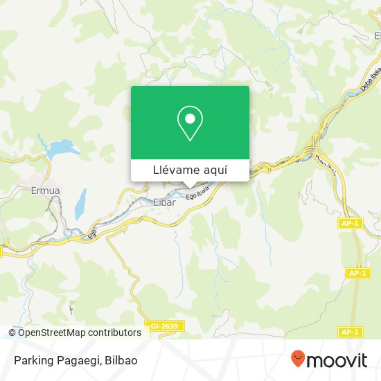 Mapa Parking Pagaegi