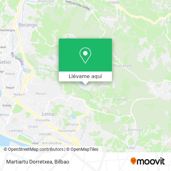 Mapa Martiartu Dorretxea