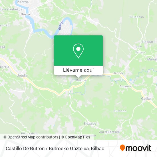 Mapa Castillo De Butrón / Butroeko Gaztelua