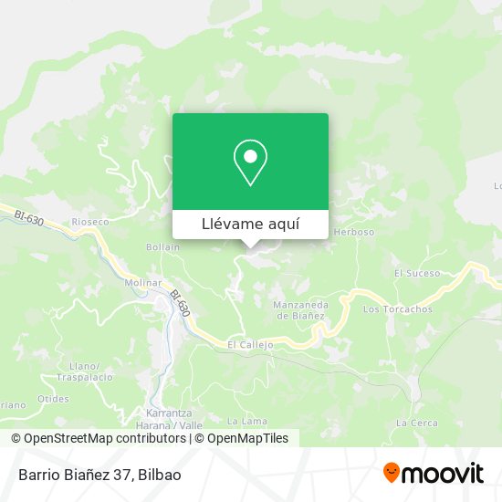 Mapa Barrio Biañez 37