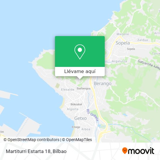 Mapa Martiturri Estarta 18