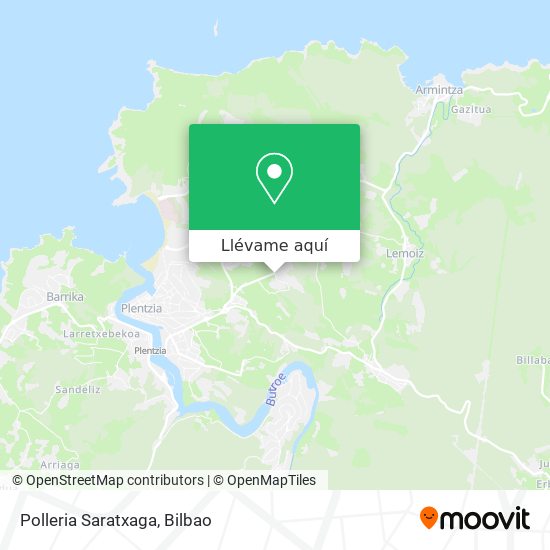 Mapa Polleria Saratxaga