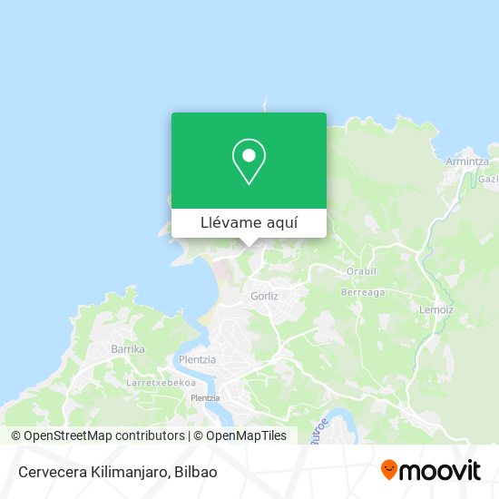 Mapa Cervecera Kilimanjaro