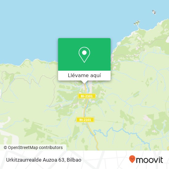 Mapa Urkitzaurrealde Auzoa 63