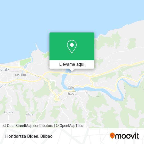 Mapa Hondartza Bidea
