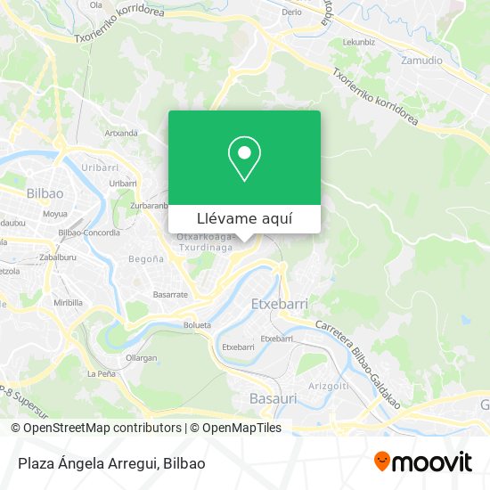 Mapa Plaza Ángela Arregui